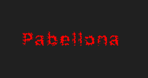Pabellona (C) Tríplex font thumb